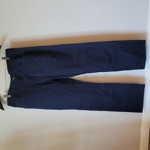 Elegant navy blue jeans